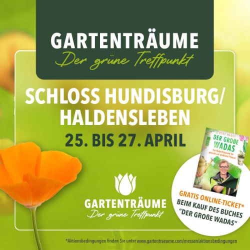 Eintrittskarte Gartenträume Haldensleben 2025