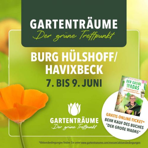 Eintrittskarte Gartenträume Havixbeck 2025
