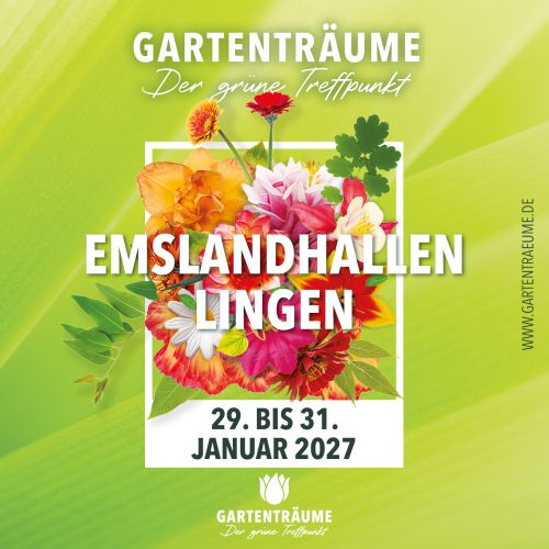 Eintrittskarte Gartenträume Lingen 2027