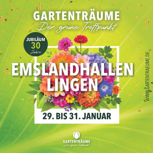 Eintrittskarte Gartenträume Lingen 2027