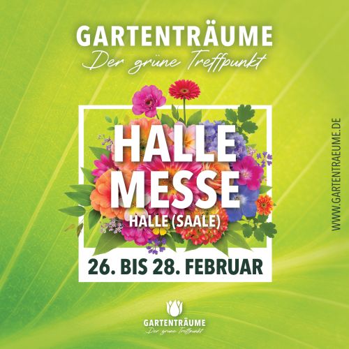 Eintrittskarte Gartenträume Halle (Saale) 2027