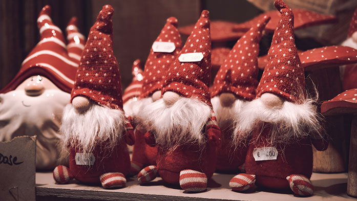 Dänische Weihnachtsdeko auf der Winterträume Cottbus