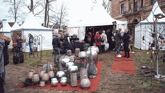 Viele Aussteller auf der Winterträume Stein